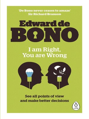 cover image of I Am Right, You Are Wrong